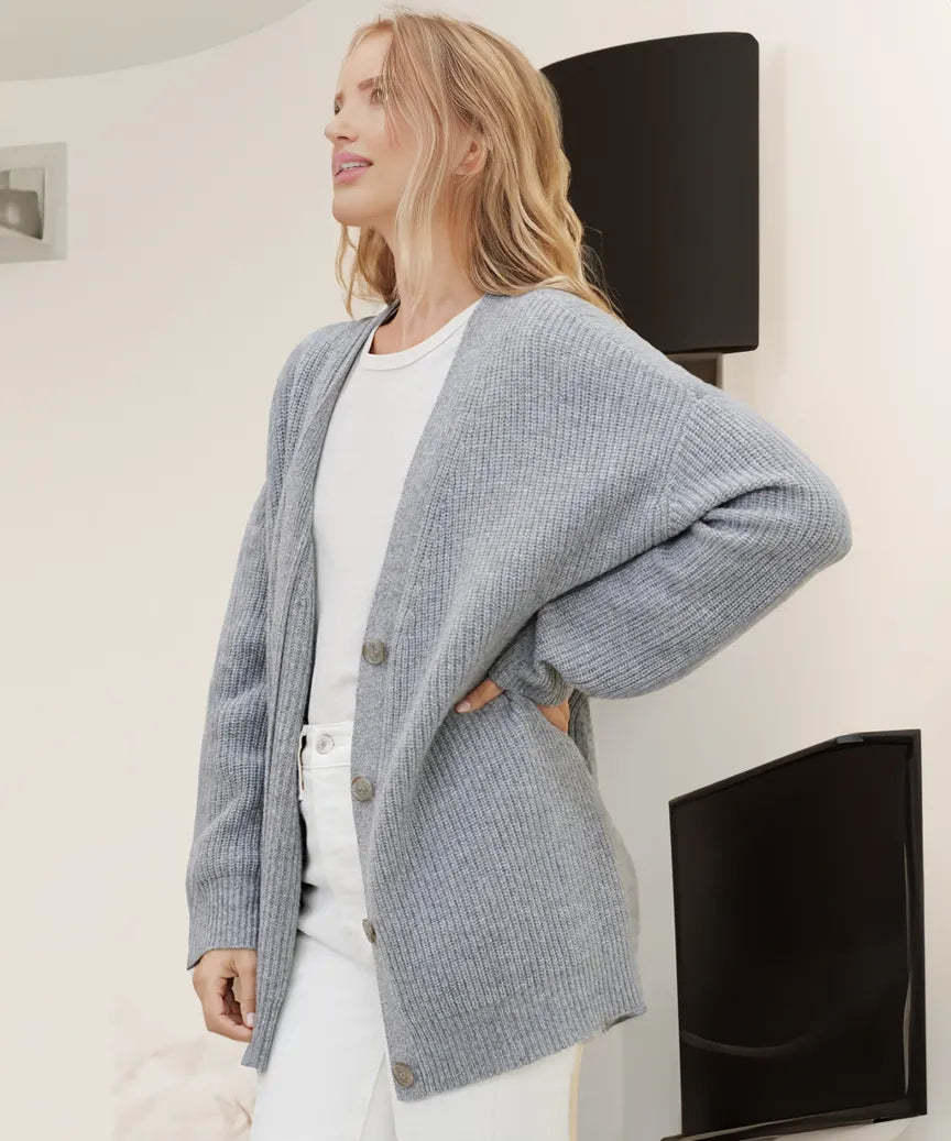 Woolen Cozy Cocoon Cardigan-Viral Super Shop