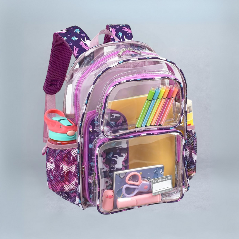1 Pack Clear Backpack for Kids