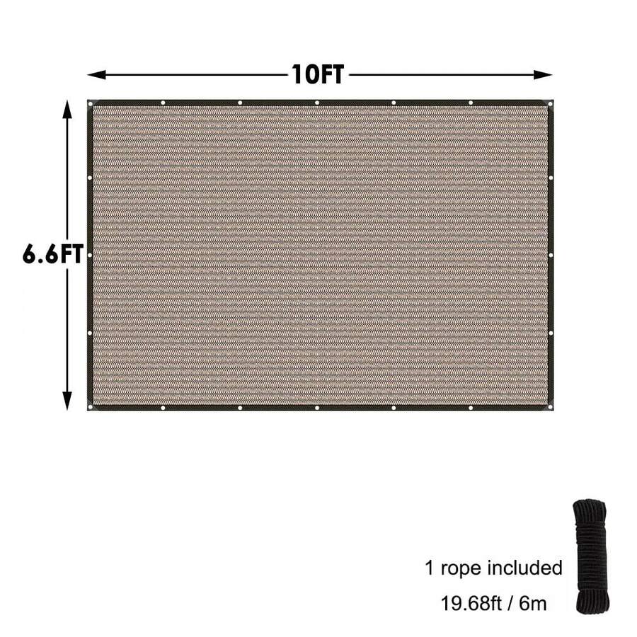 Sun Shade Cloth Privacy Screen With Grommets Balcony Fence Patio Garden Pergola, Pergola Cover Canopy Sun Shelter - Brown - View 13