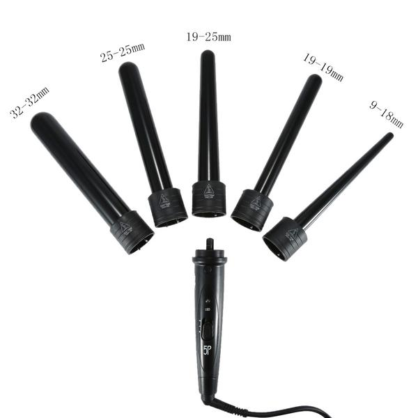 5 Piece Professional Curling Wand Set-Viral Super Shop