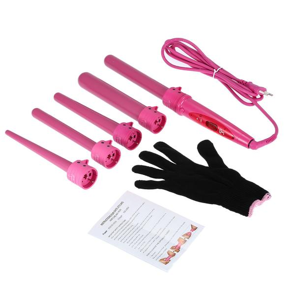 5 Piece Professional Curling Wand Set-Viral Super Shop