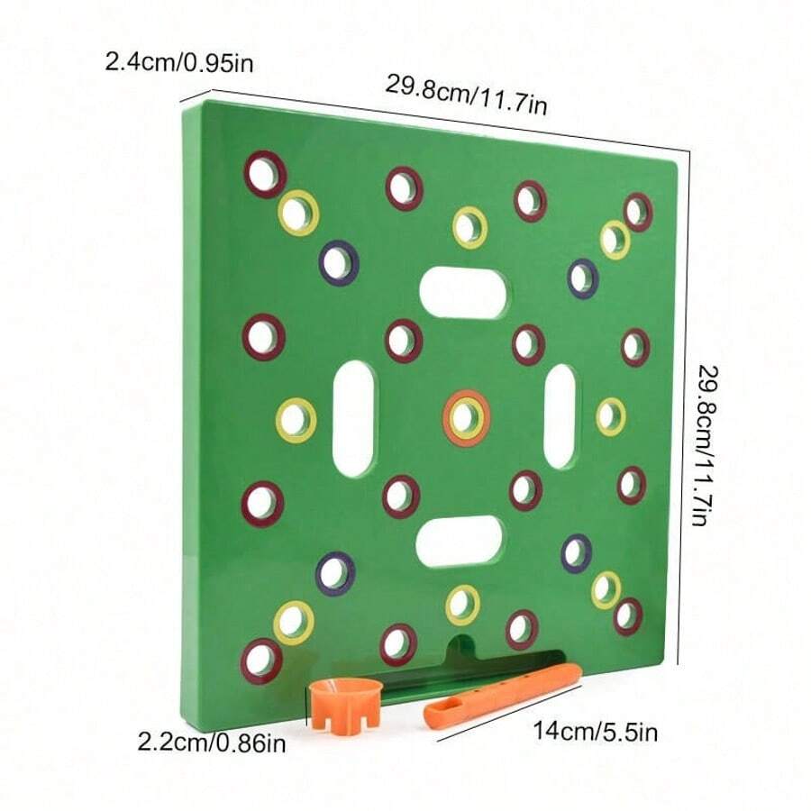 Seed And Seedling Spacer Tool For Bigger Harvests, Organized Plants & Fewer Weeds &ndash; Color-Coded Gardening Template With Magnetic Dibber, Ruler & Planting Guide - Green 1 Pack - View 2