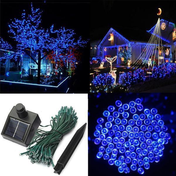 17-Meter String of 100 Led Solar-Powered Fairy Lights-Viral Super Shop