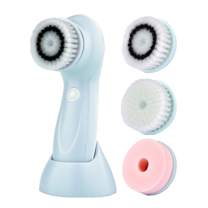 3-in-1 Electric Facial Cleansing Brush-Viral Super Shop