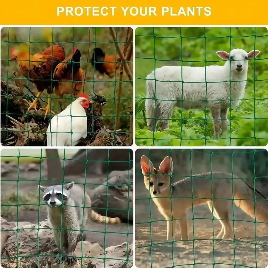 1pc Plant Climbing Net, Planting Supplies & Tools, Loofah Morning Glory Flowers Vine Plants Climbing Net Cucumber Vine Grow Holder Trellis Netting,Multiple Sizes Available - Green - View 4