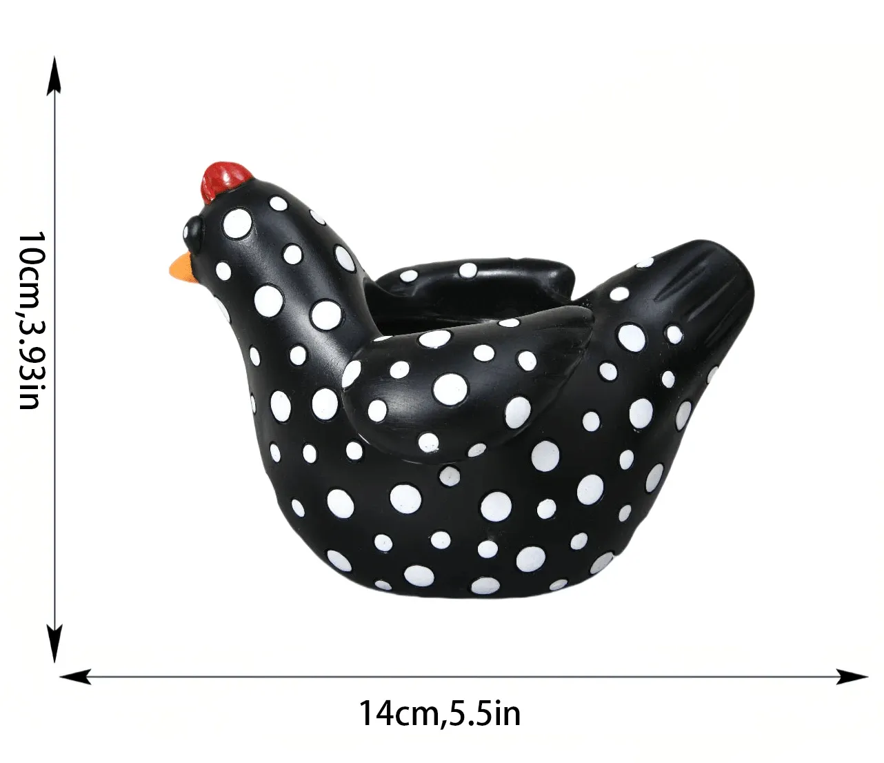 1pc Resin Rooster Sculpture, Resin Rooster Decor, Interesting Chicken Resin Sculpture Art For Garden, Suitable For Home, Outdoor Yard, Farm House, Patio - A - View 11