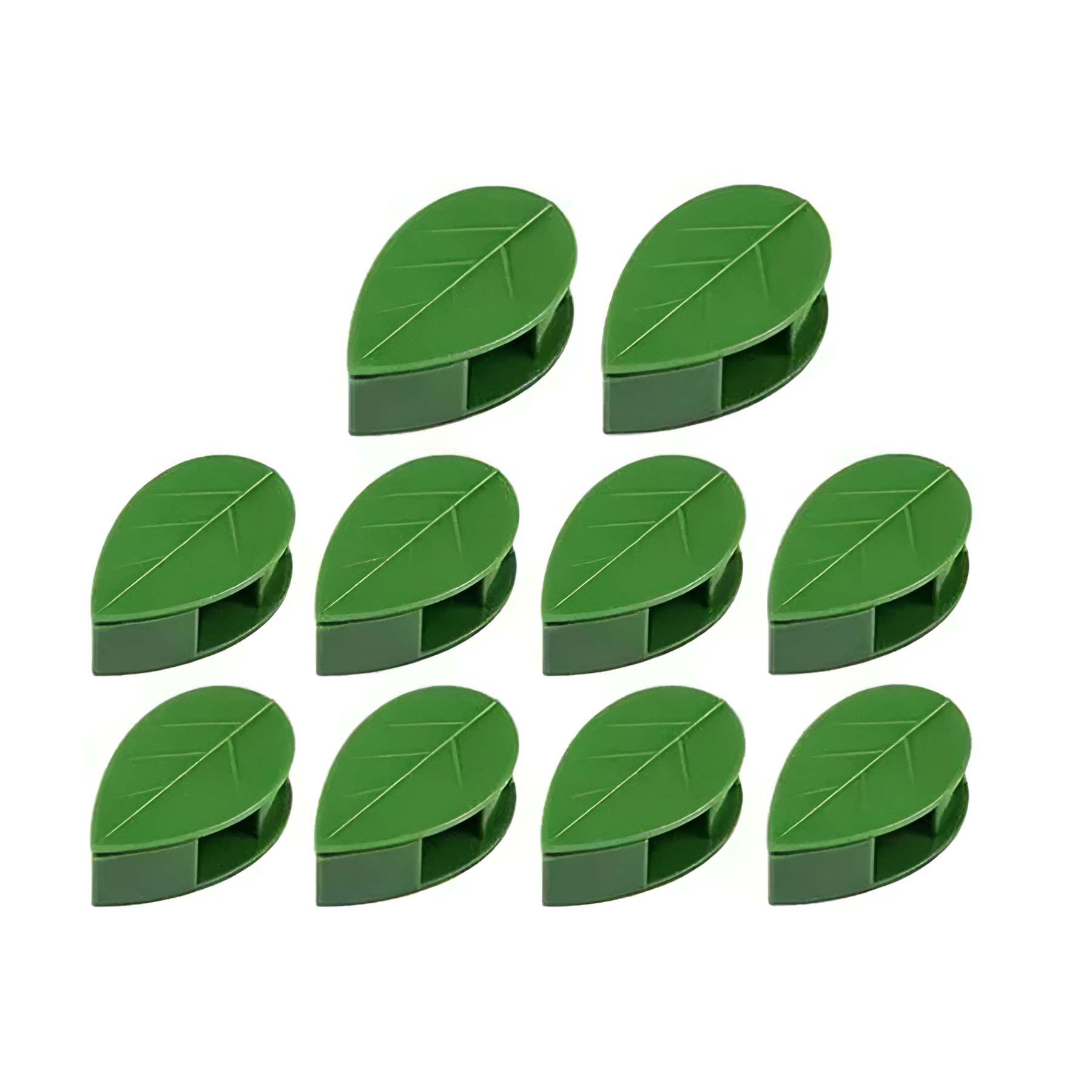 Green Leaf Plant Wall Fixture Clips For Climbing Plants