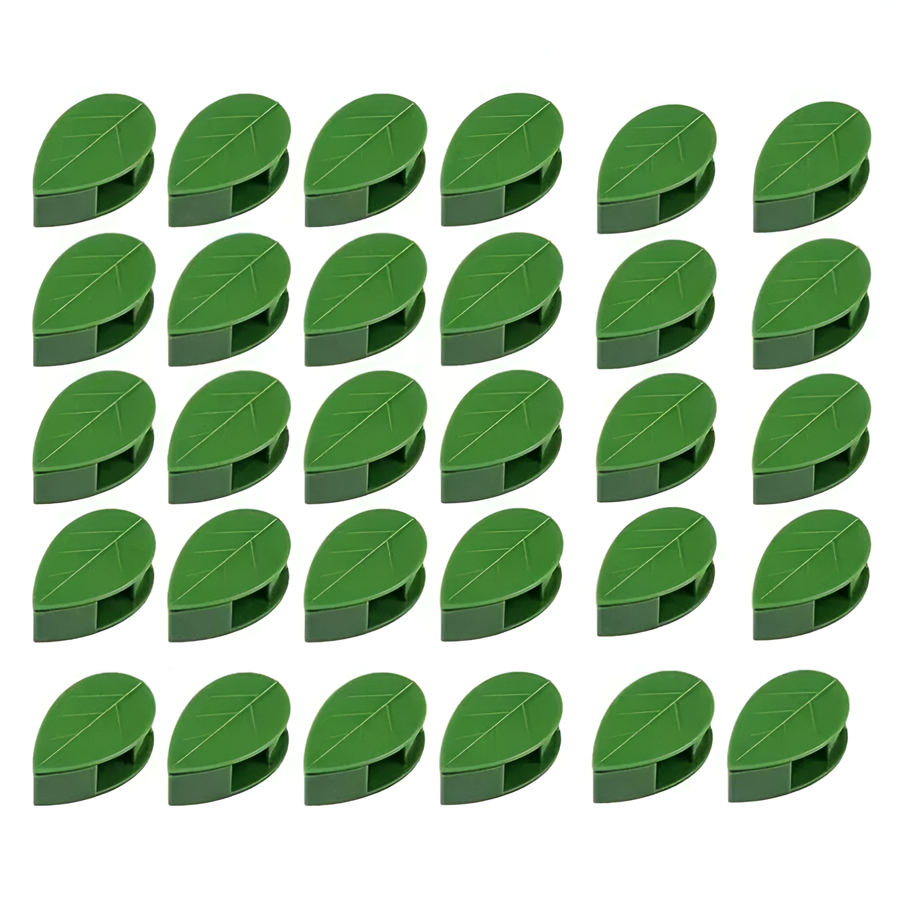 Green Leaf Plant Wall Fixture Clips For Climbing Plants