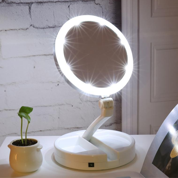 LED Folding Vanity Mirror-Viral Super Shop