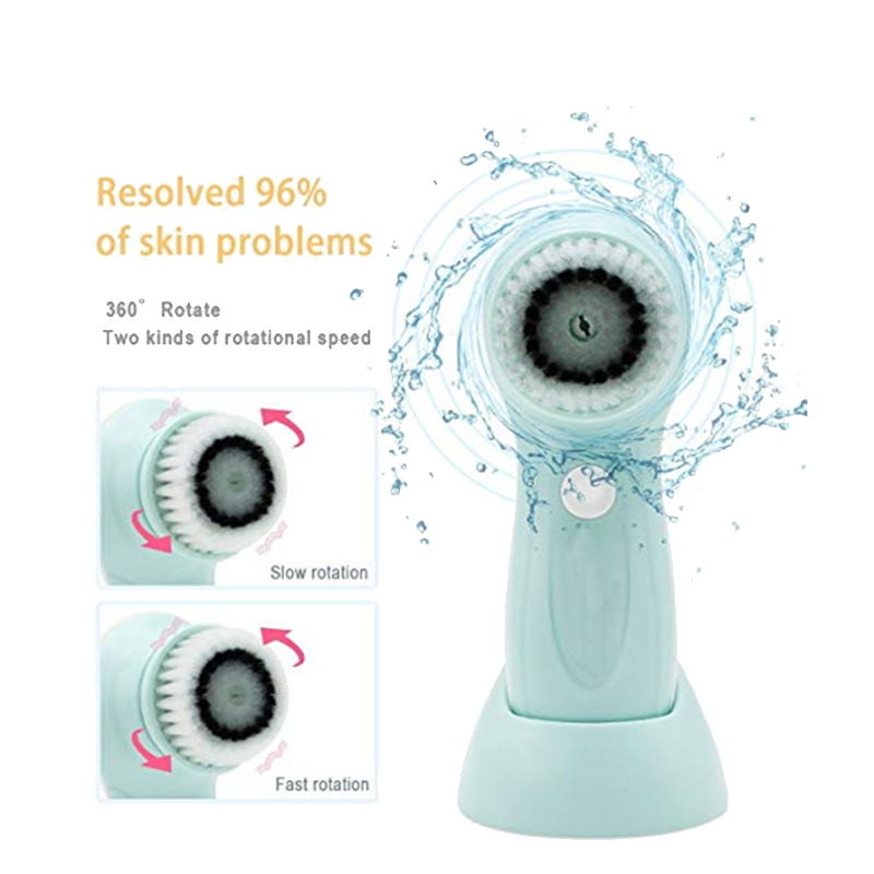 3-in-1 Electric Facial Cleansing Brush-Viral Super Shop