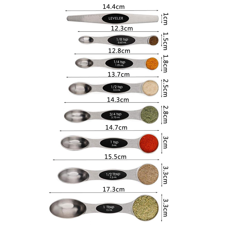 Kitchen Magnetic Measuring Spoon Set-Viral Super Shop