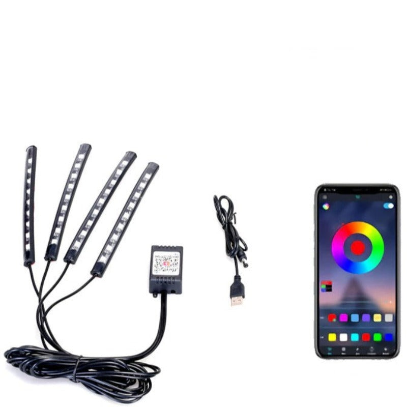 LED Controllable Ambient Car Light With USB-Sparklie Lights