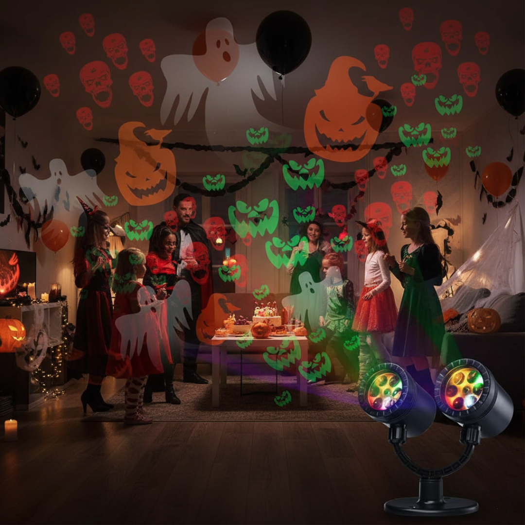 Dynamic Halloween Outdoor Projection Lights