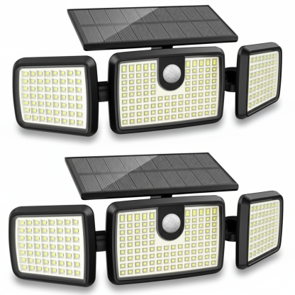 Solar Lights Outdoor Waterproof 2 Pack Motion Sensor Flood Lights