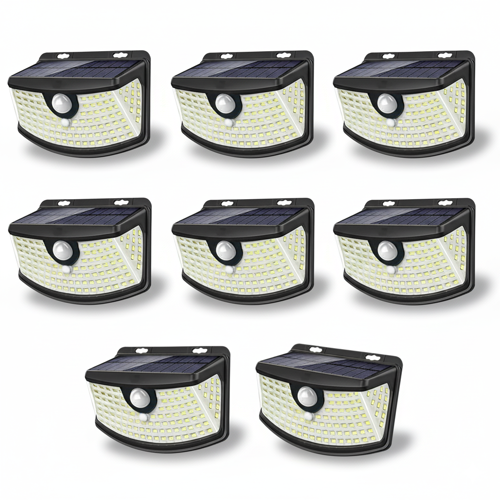 Pack of 6 Solar Motion Sensor Lights