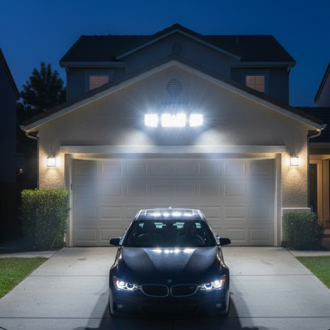 Solar Lights Outdoor Waterproof 2 Pack Motion Sensor Flood Lights