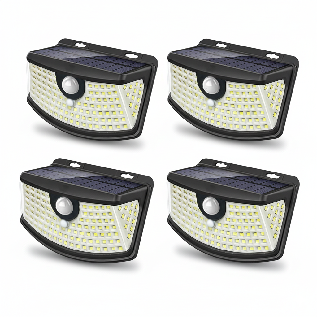 Pack of 6 Solar Motion Sensor Lights