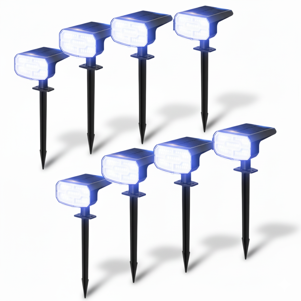 Solar Spot Lights Outdoor Waterproof 4 Pack