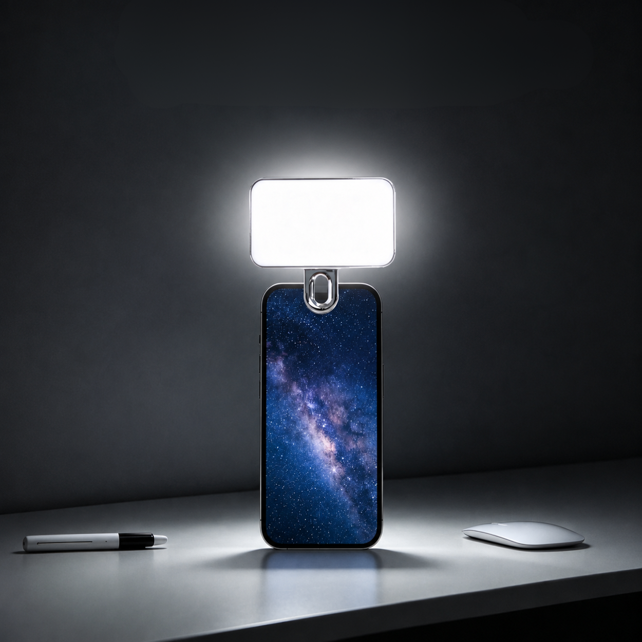 Portable LED Selfie Light With 3 Lighting Modes