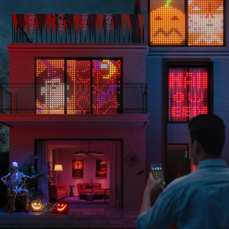 Festive Glow LED Curtain Lights-Sparklie Lights