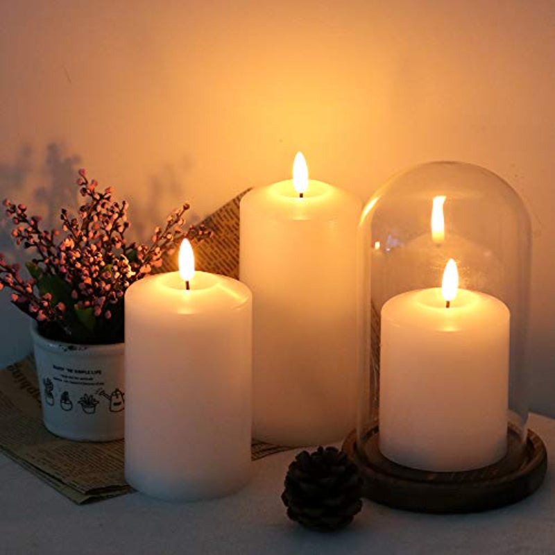 Flameless Flickering LED Candles | Waterproof Realistic Dancing LED Flames-Sparklie Lights