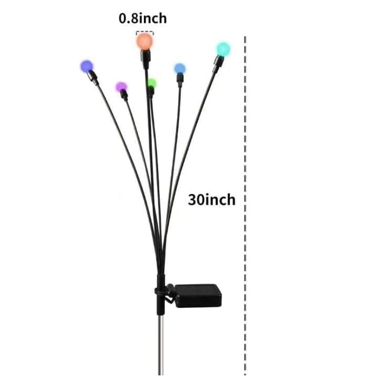 2 Pack Solar Garden Firefly Lights-Sparklie Lights