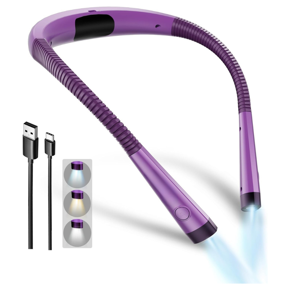 Bendable LED Reading Light With Rechargeable Battery-Sparklie Lights