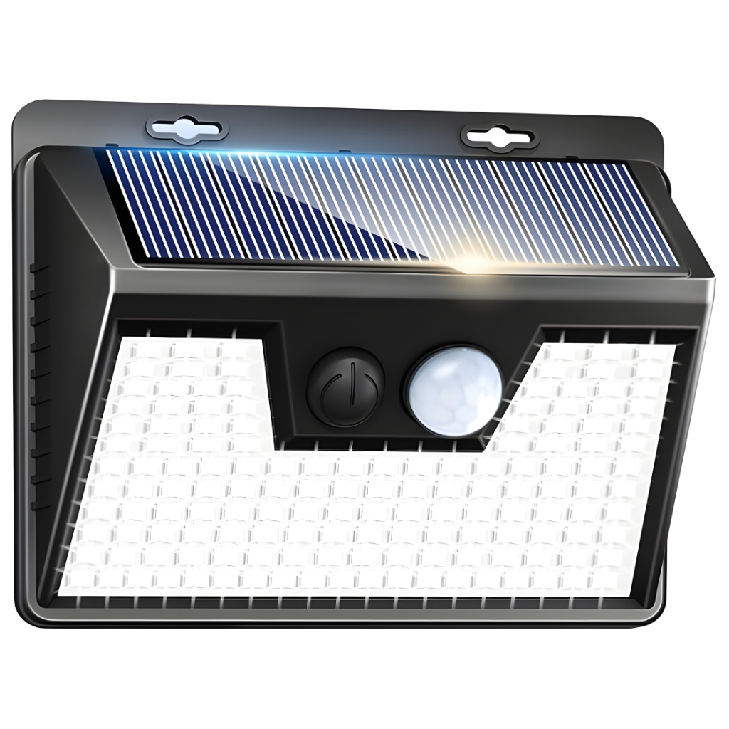 140 LED Solar Powered Waterproof Fence Light