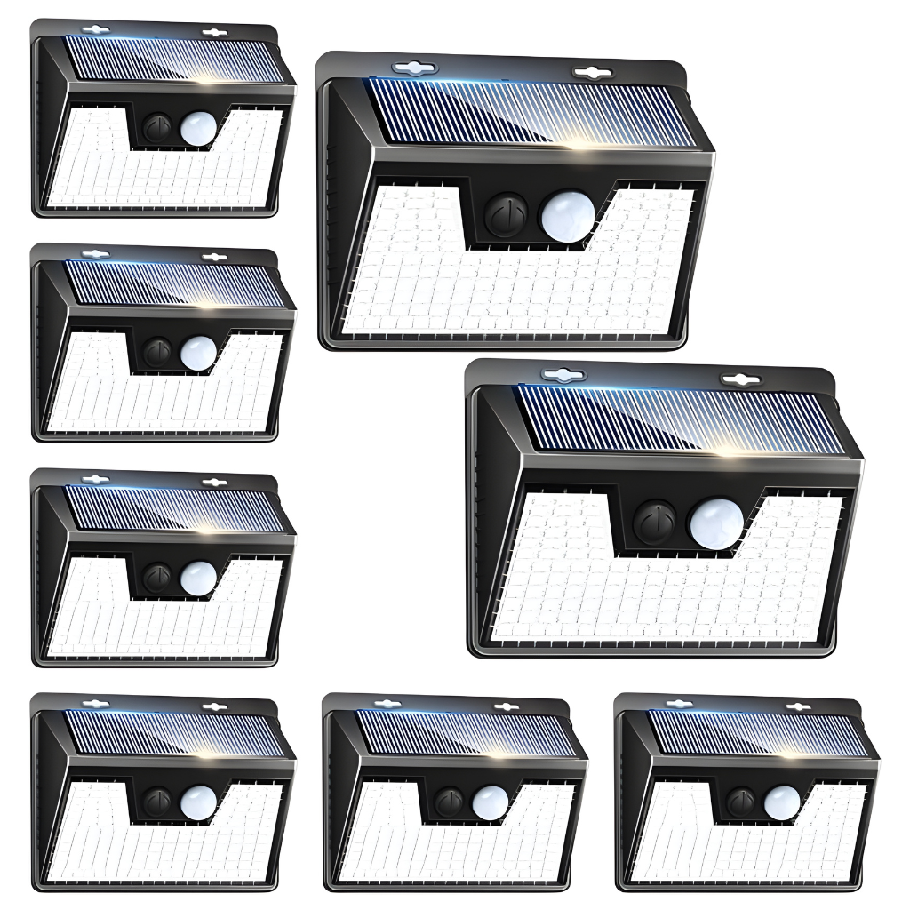 140 LED Solar Powered Waterproof Fence Light