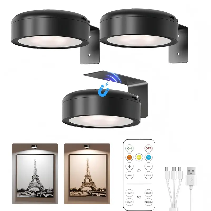 Wireless Magnetic Adjustable Dimmable Warm Light