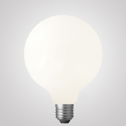 12W G125 Matte White Dimmable LED Light Globe (E27) In Natural White-Sparklie Lights
