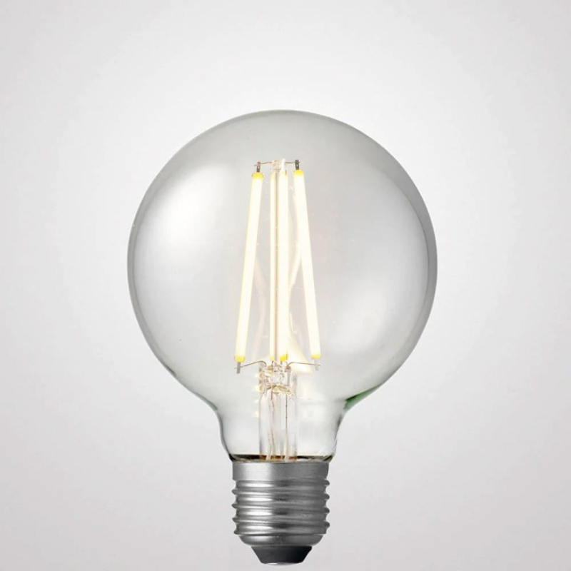 12W G95 Clear Dimmable LED Globe (E27) In Warm White-Sparklie Lights