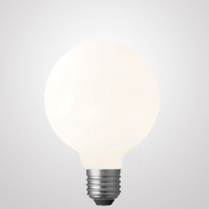 12W G95 Matte White Dimmable LED Globe (E27) In Natural White-Sparklie Lights