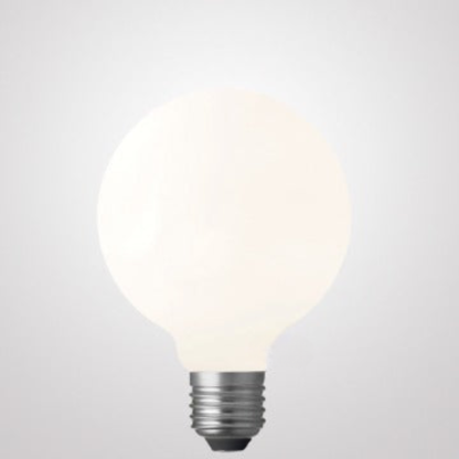 12W G95 Matte White Dimmable LED Globe (E27) In Natural White-Sparklie Lights