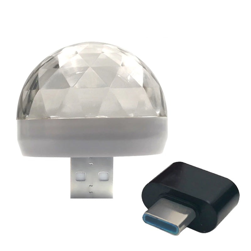USB Car Interior Colorful Ambient Light-Sparklie Lights