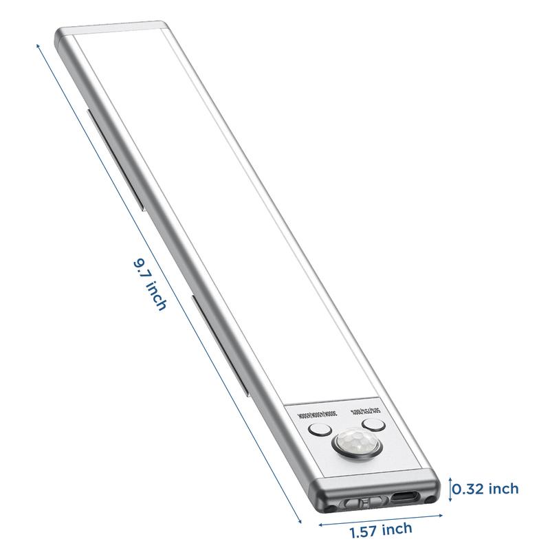 SHINE PAL Under Cabinet Lights,Motion Sensor Night Light Indoor,1500mAh USB Rechargeable Light,Magnetic Installation Dimmable Lights for Kitchen,Wardrobe,Pantry, Closet,Bathroom,Stairs,Sink Cabinet,Garage,Valentine's Day gift
