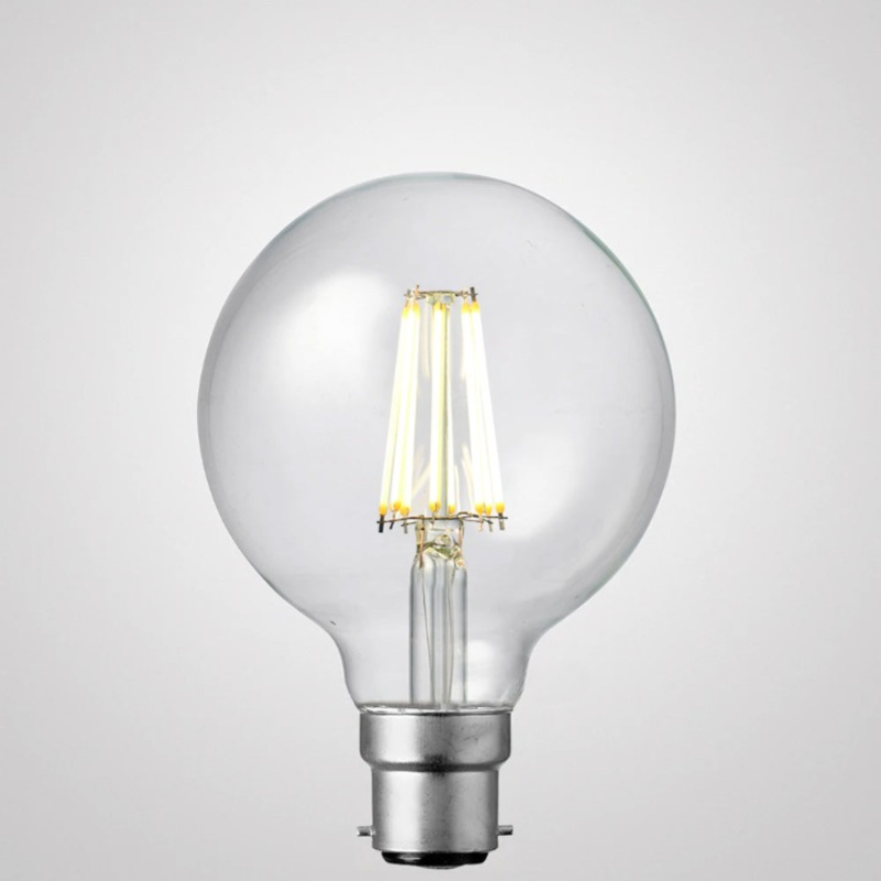 14W G95 Clear Dimmable LED Globe (B22) in Natural White-Sparklie Lights