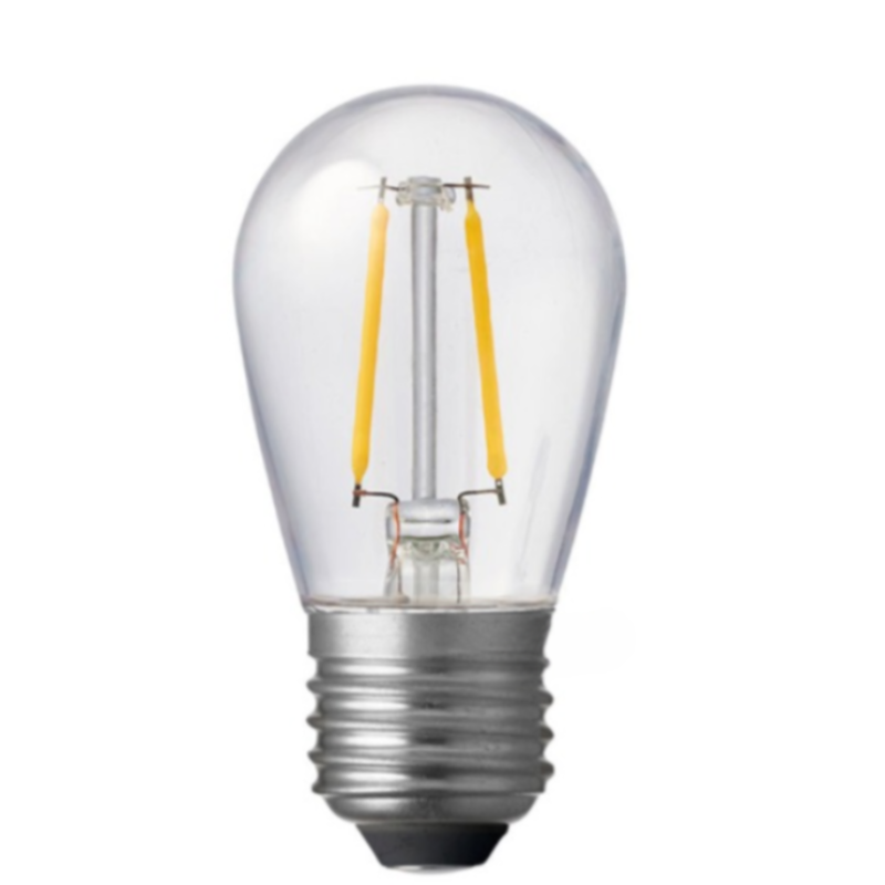1W 24 Volt S14 Shatterproof LED Light Bulb (E27) in Extra Warm White-Sparklie Lights