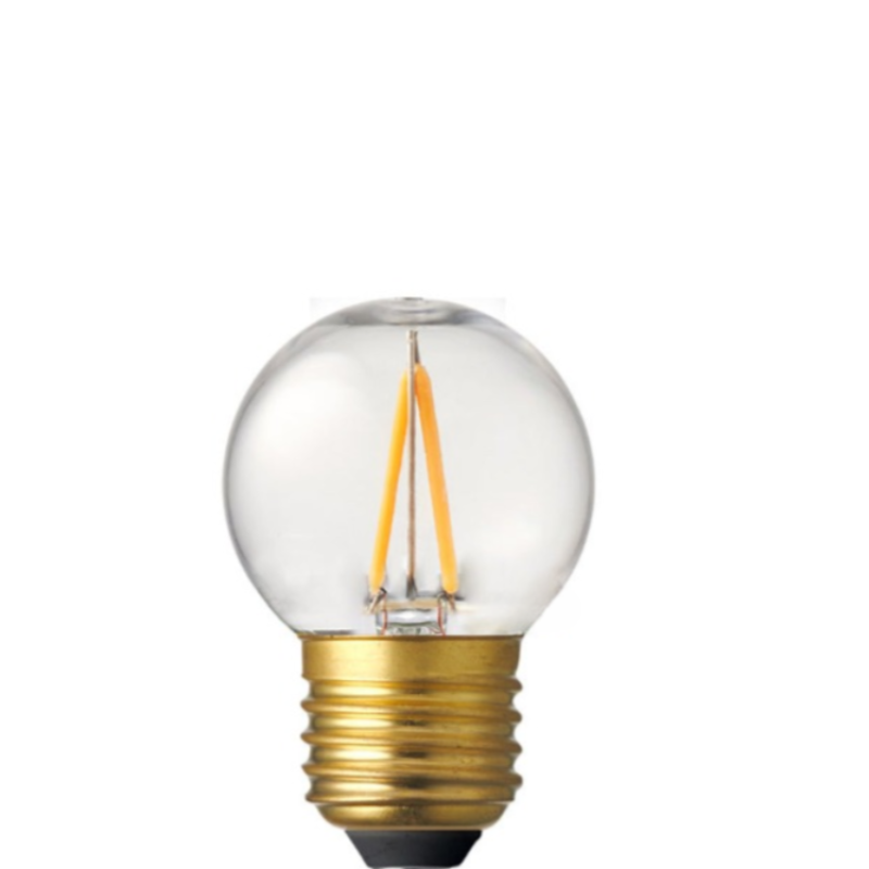 1W Fancy Round Shatterproof LED Light Bulb (E27) in Extra Warm White-Sparklie Lights