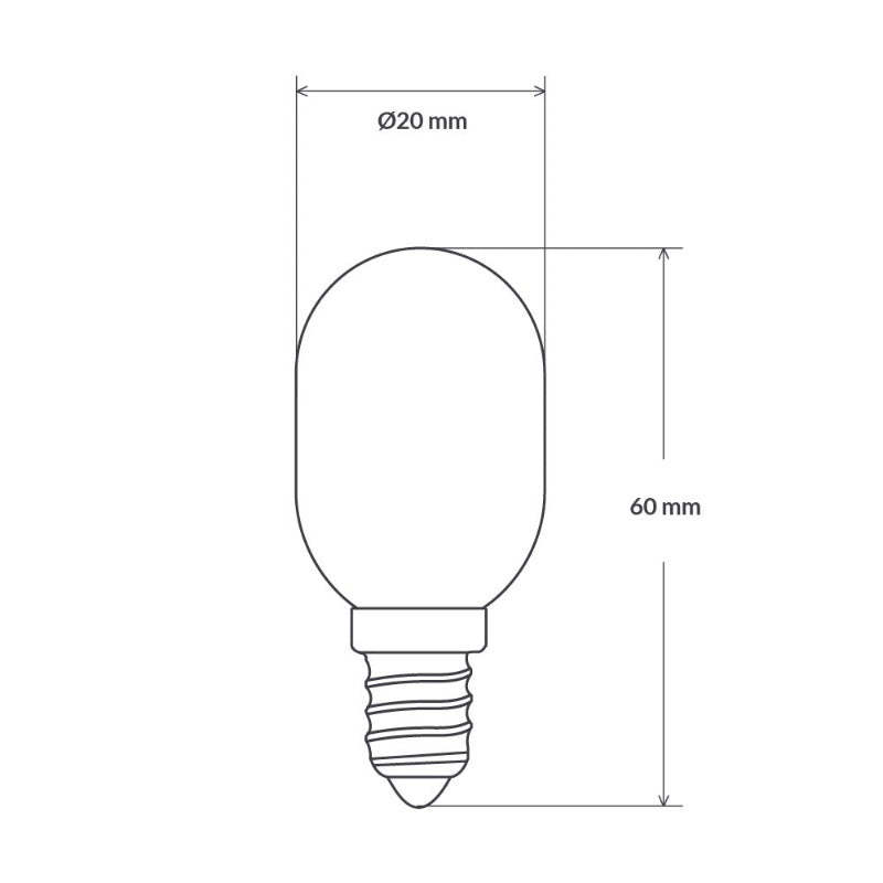 1W Pilot Dimmable LED Light Bulb (E14) In Extra Warm White-Sparklie Lights