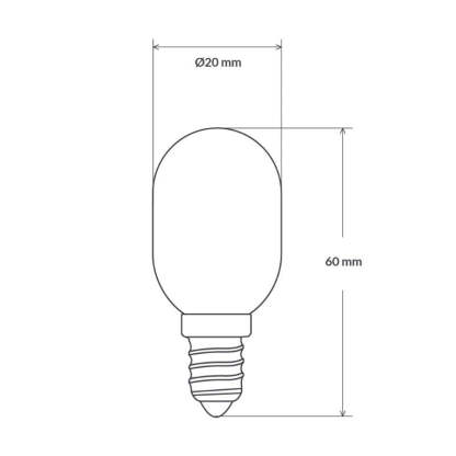 1W Pilot Dimmable LED Light Bulb (E14) In Extra Warm White-Sparklie Lights