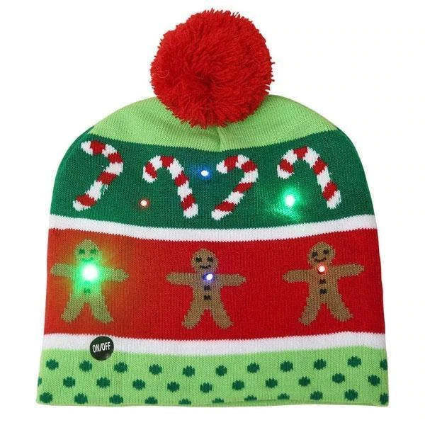 LED Christmas Beanie-Sparklie Lights