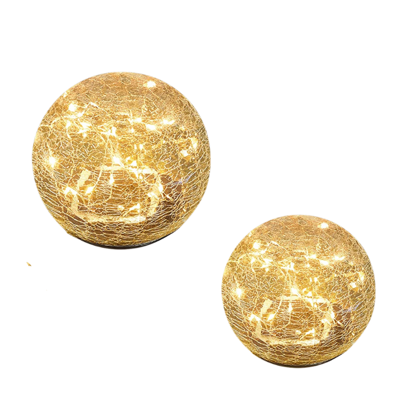 Cracked Glass Ball Garden Solar Lights-Sparklie Lights