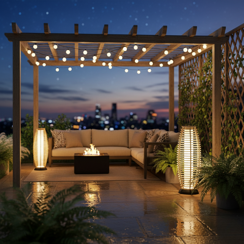 Austin Solar Outdoor Floor Lamp