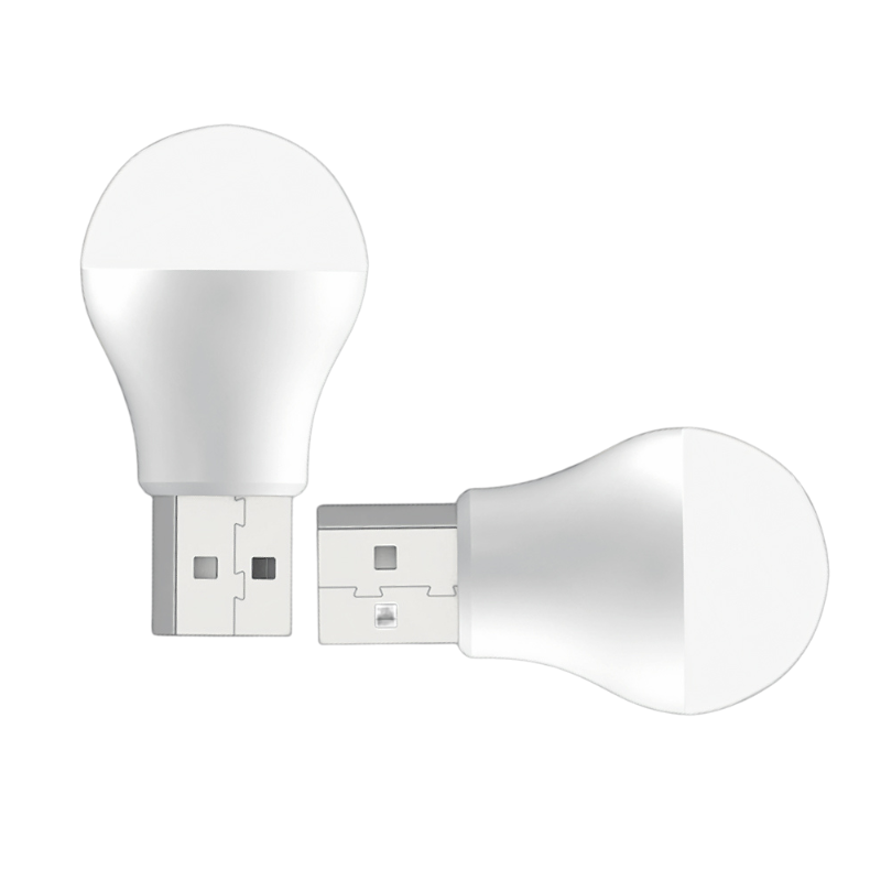 2 Pack USB Plug Powered LED Bulb Light-Sparklie Lights