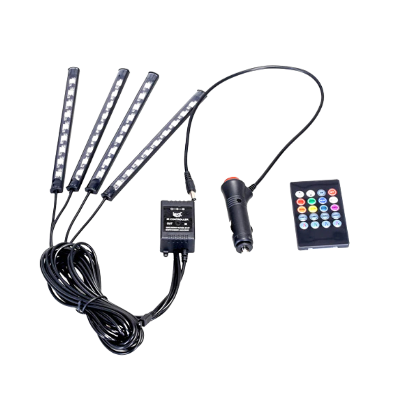 LED Controllable Ambient Car Light With Lighter-Sparklie Lights