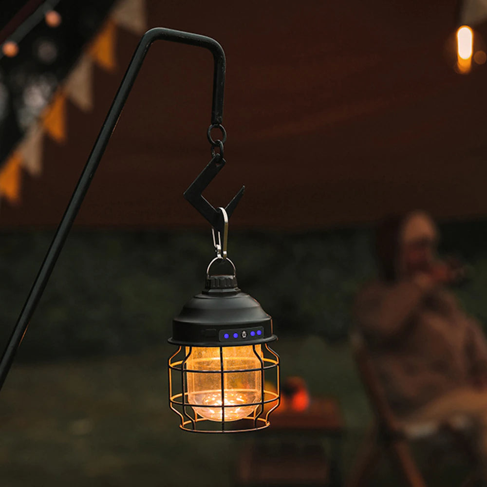 Mini Vintage Metal Hanging Lanterns-Sparklie Lights