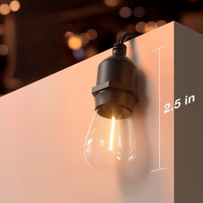 LED Outdoor 48FT String Lights-Sparklie Lights