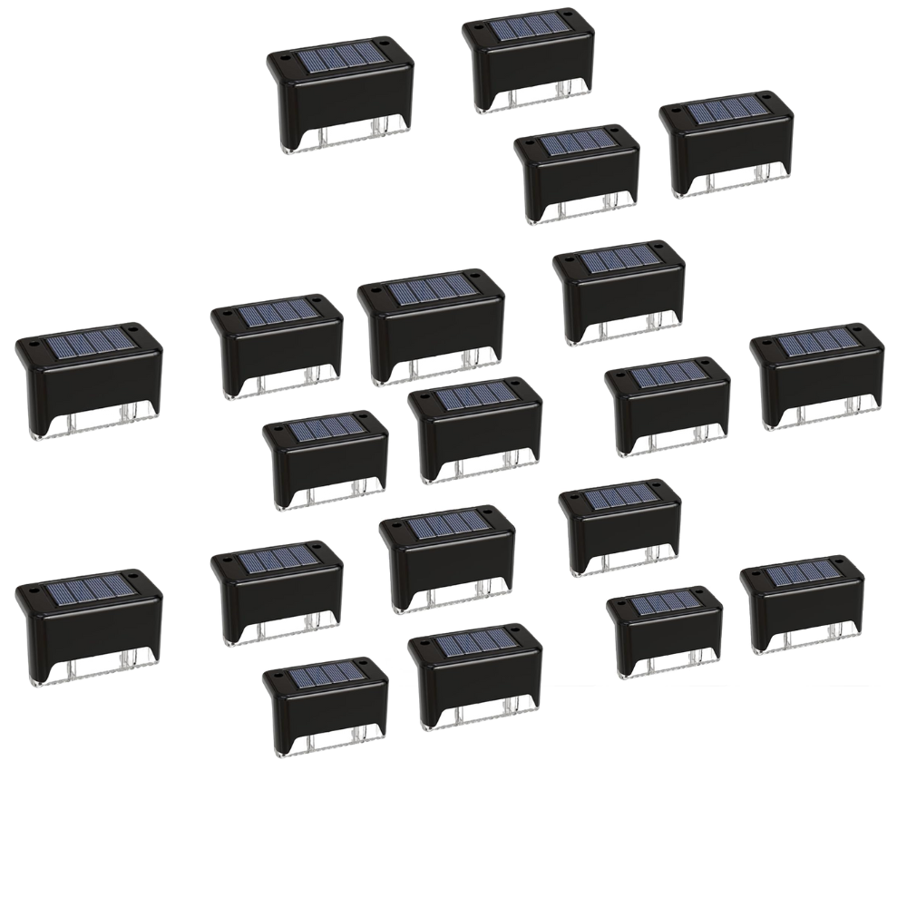 Solar Deck Lights Outdoor  Waterproof LED
