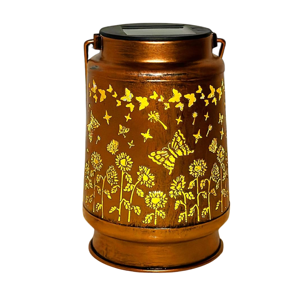 Pack Of 1 Sunflower Solar Lantern Lights Garden Decor Lamp